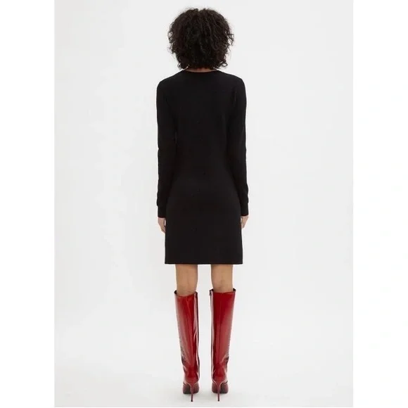 OFF-WHITE 🖤 “LITTLE BLACK DRESS” Sweater Mini Dress